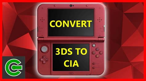 convert .3ds to .cia|Nintendo 3DS To CIA File Conversion (Checked out) .